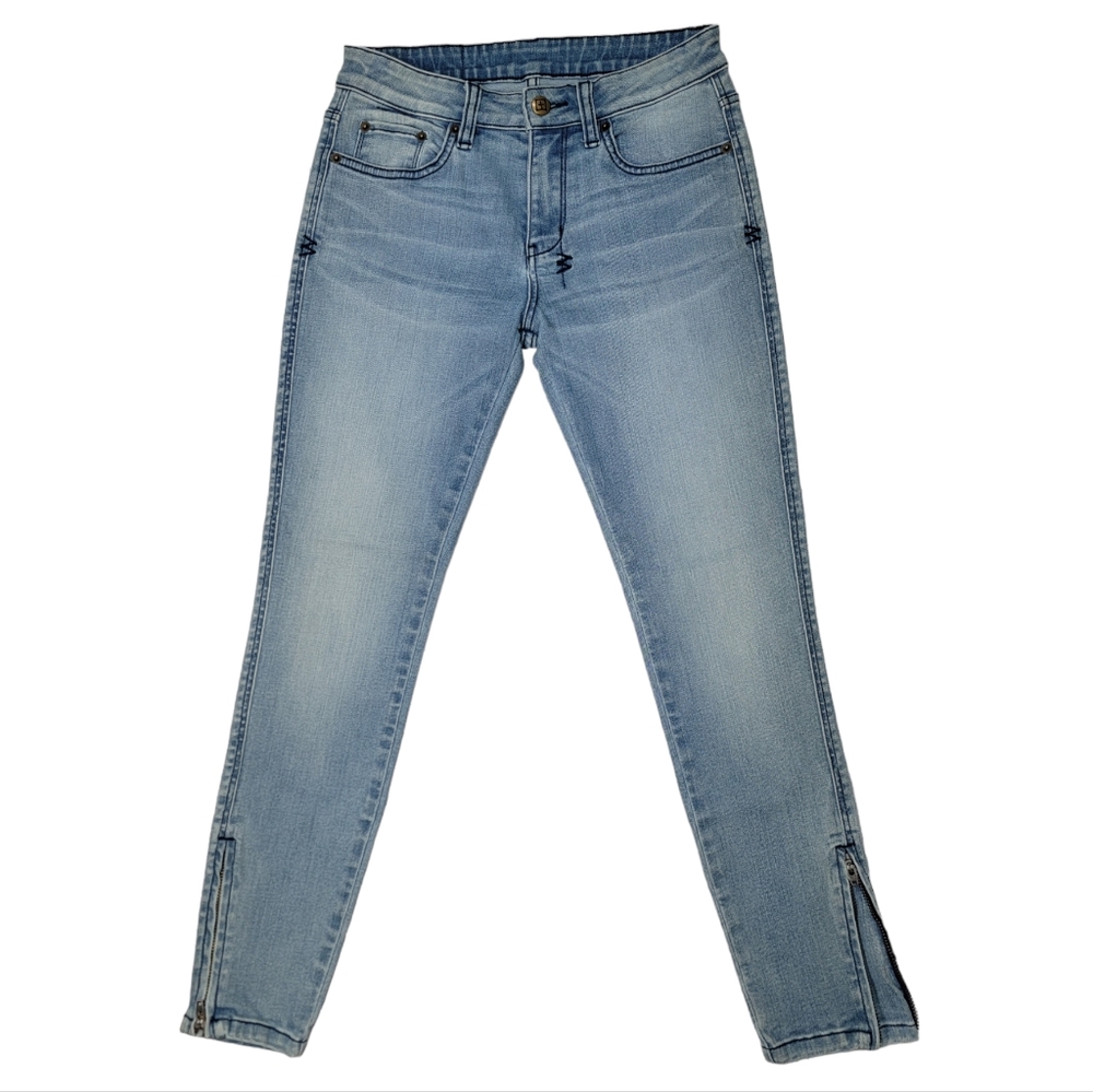 Ksubi Dreamer Blue Pants Lo Crop Skinny High Waist Jeans 26